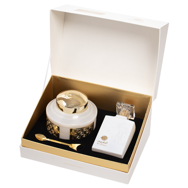 كولكشن العرين الابيض عطر 100 مل + 50 جرام بخور